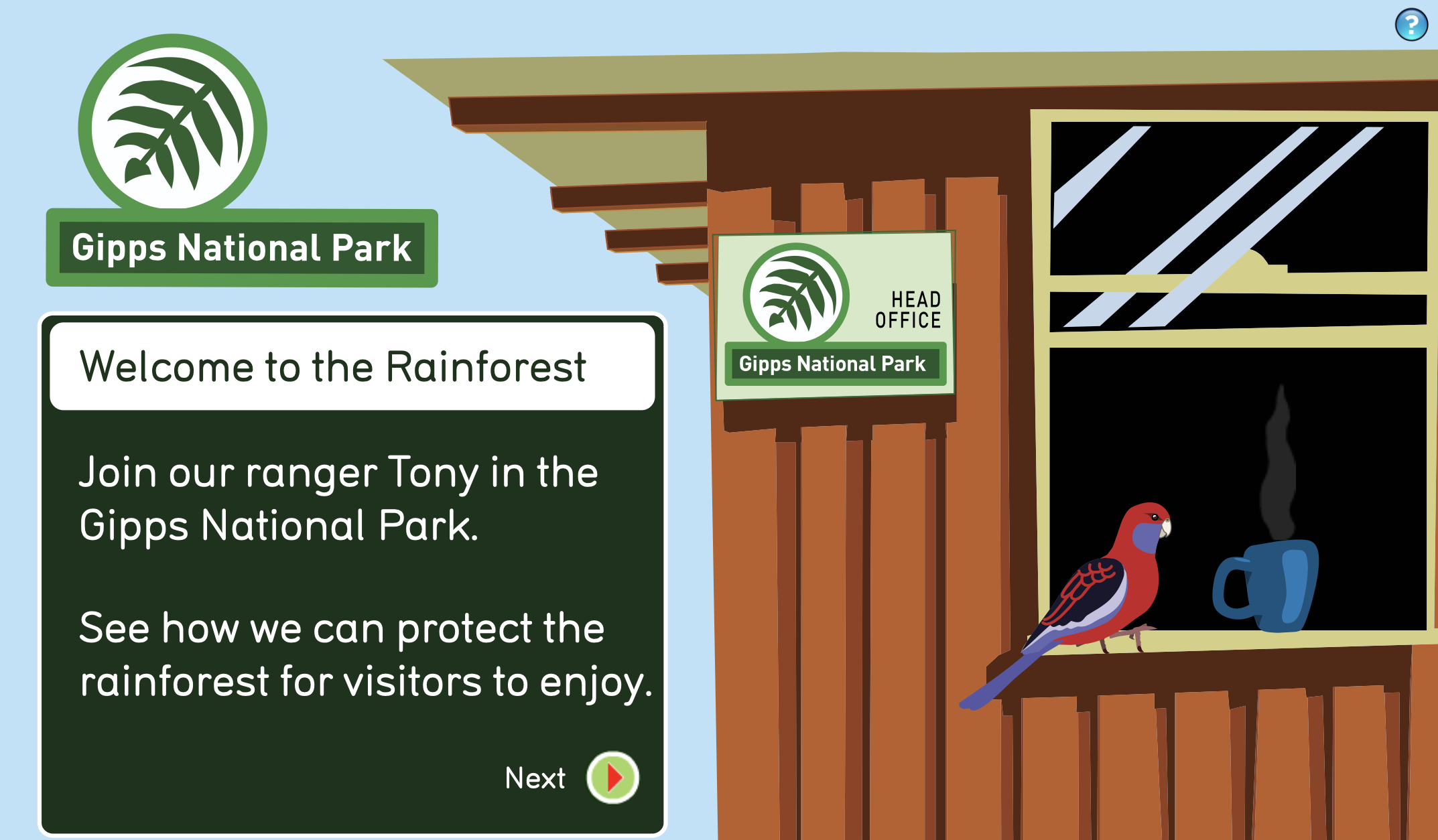 Rainforest- Making a Walking Track