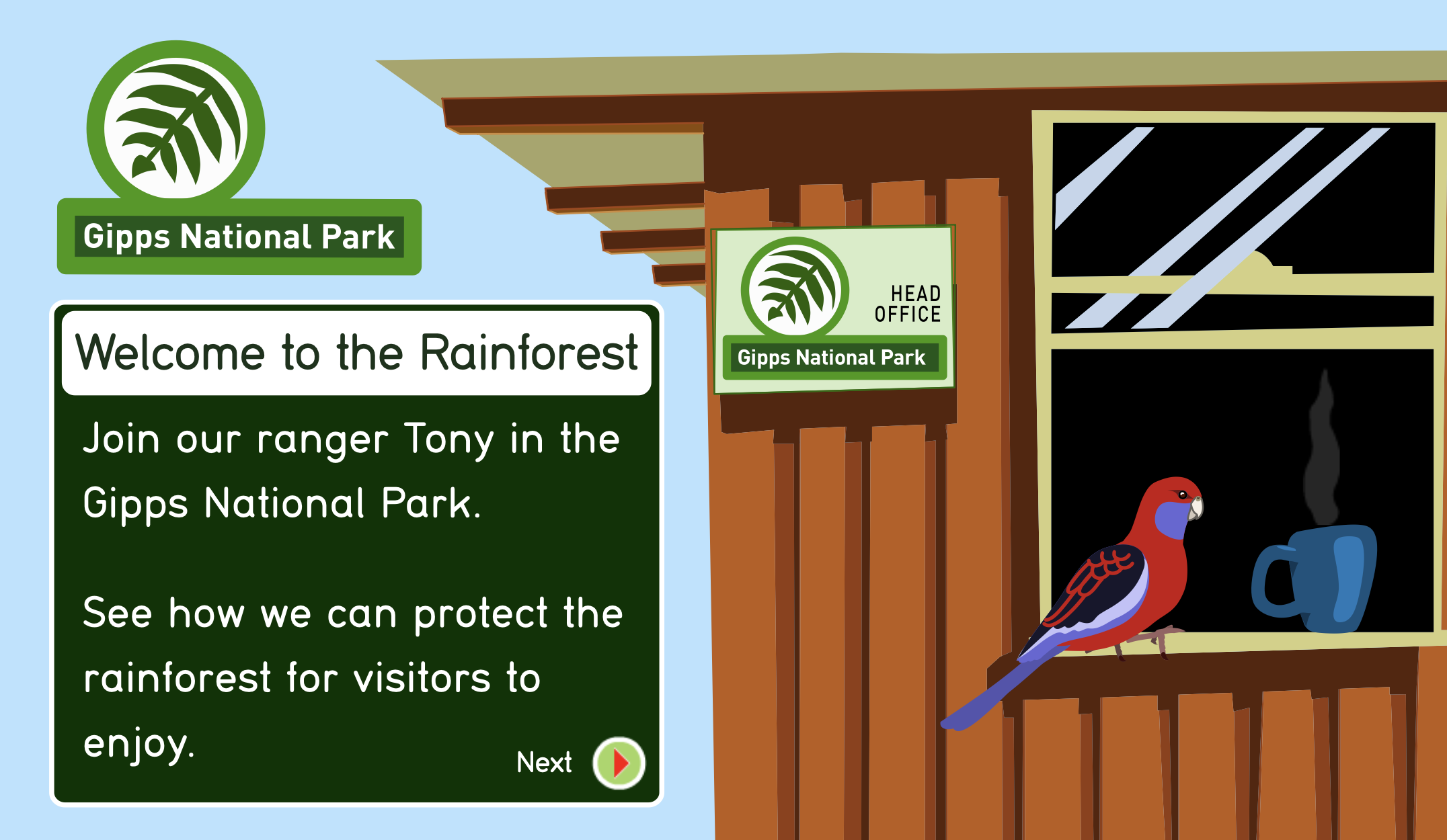 Rainforest - Using Compass Points