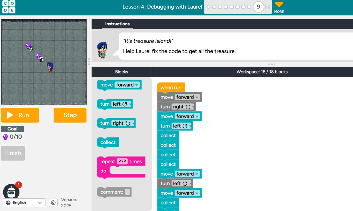 Coding in our classroom
