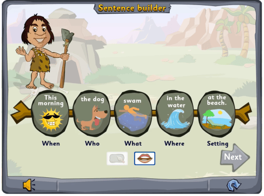 Sentence Builder: Prehistoric