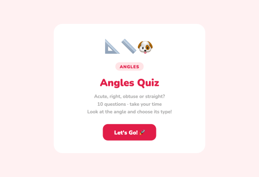 Angles Quiz