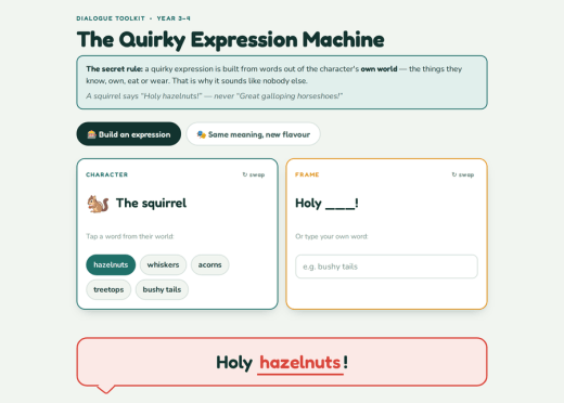 The Quirky Expression Machine